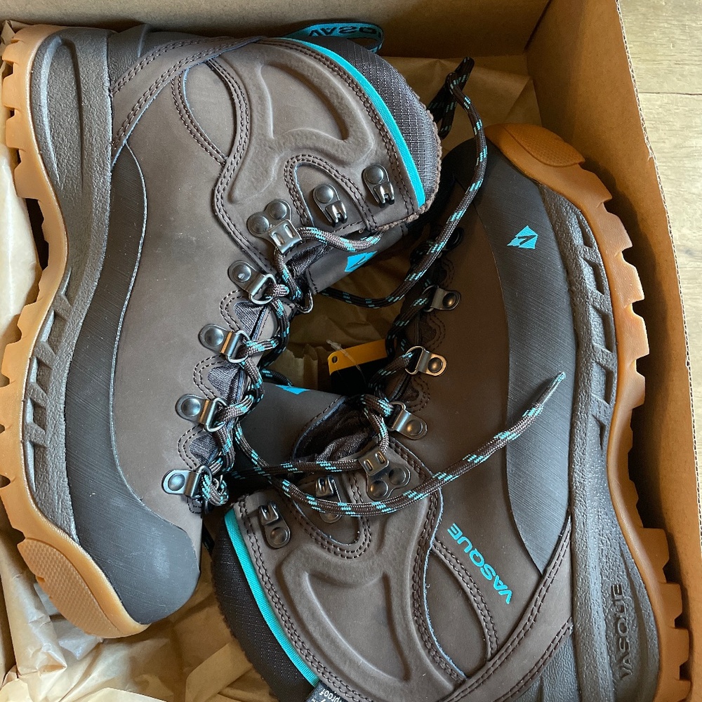 COPY - Vasque Snow Boots Shoe / Turkish Coffee / Scuba Blue / Women US 7